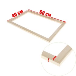 Подрамник для холста, 1.8 x 40 x 60 см, ширина рамы 36 мм