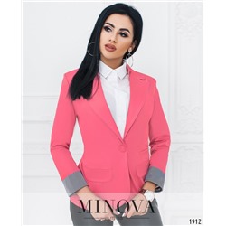 Пиджак №1001-розовый