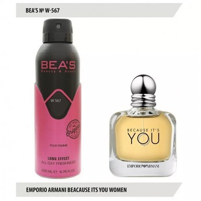 Дезодорант BEA'S W 567 - Giorgio Armani Because It’s You 200мл