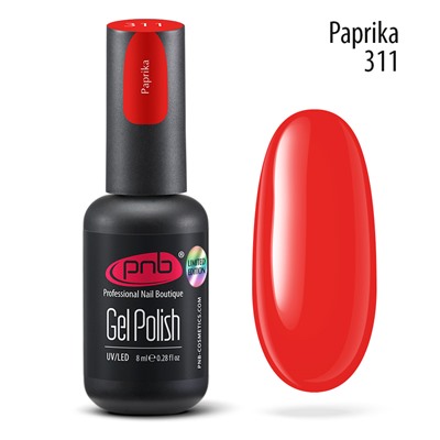 Гель-лак PNB 311 Paprika 8 мл