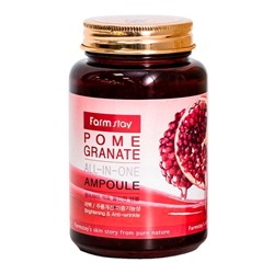 Farm Stay Ампульная сыворотка для лица с экстрактом граната / Pomegranate All-In One Ampoule, 250 мл