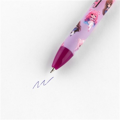 Ручка шариковая автоматическая матовая «Кавай», 0,7 мм