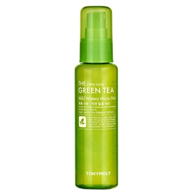 Мист увлажняющий для лица с экстрактом зеленого чая The Chok Chok Green Tea Mild Watery Micro Mist TONYMOLY 50 мл.