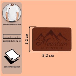 Самоклеещаяся аппликация «Mountain», 5,2 × 3,2 см
