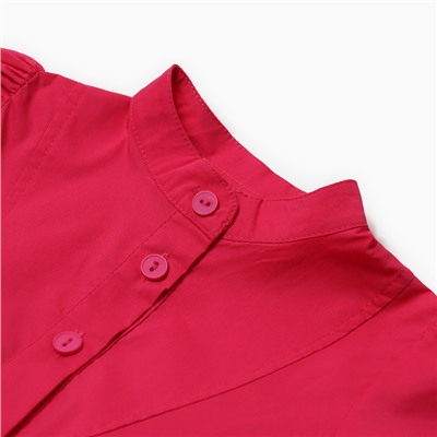 Платье для девочки MINAKU: Cotton collection цвет фуксия, рост 110