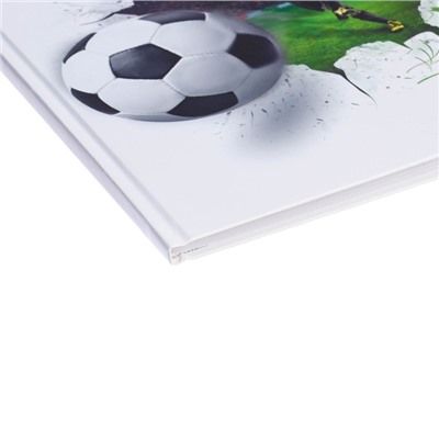 Дневник для 5-11 классов, "Футбольный мяч", твердая обложка 7БЦ, глянцевая ламинация, 48 листов