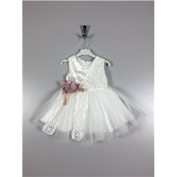 Нарядное платье для девочки (белое) TRP1793