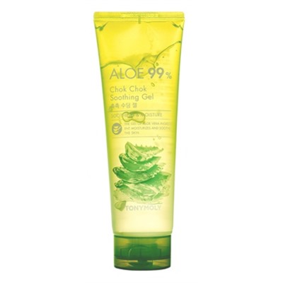 Гель увлажняющий с экстрактом алоэ вера Aloe 99% Chok Chok Soothing Gel TONYMOLY 250 мл.