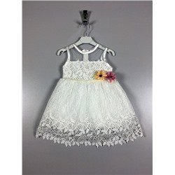 Нарядное платье для девочки (белое) TRP1795