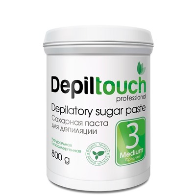 Depiltouch Сахарная паста для депиляции №3 Средняя 800г