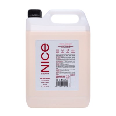 Гель для душа NICE by SEPTIVIT Cherry Berry, 5 л