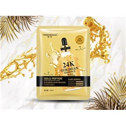 Увлажняющая тканевая маска с Золотым Пептидом 24k Goldzan (5528), 30 ml