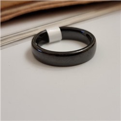 Кольцо керамика, цвет : черный,T000819096, р-р18, арт. 001.293-18