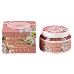 Крем омолаживающий с экстрактом эдельвейса Edelweiss flower hydration cream Jiggot 100 мл.