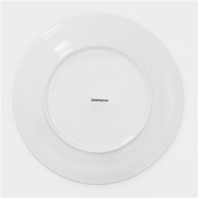 Тарелка фарфоровая обеденная Доляна «Звёздная ночь», d=25 см