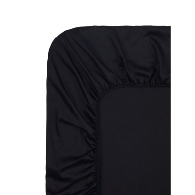 Простыня «Мармарис», размер 200х200х30 см, цвет чёрный