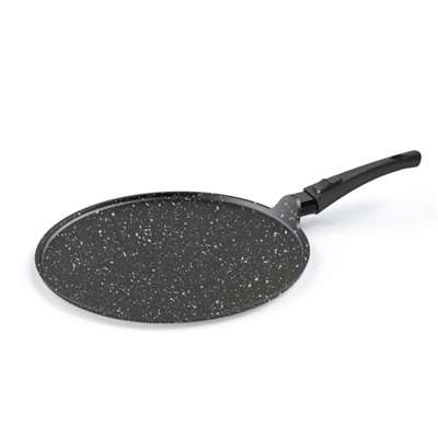 Сковорода-чудушница 32 см, АП (темный мрамор) со съемной ручкой счмт321а