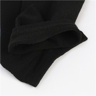 Носки мужские укороченные сетка, цвет чёрный, размер 27