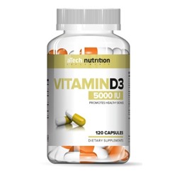 Витамин Д3 Vitamin D3 5 000 iu aTech Nutrition 120 капс.