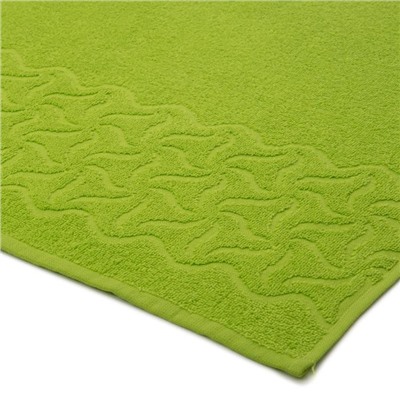 Полотенце махровое Радуга,30х70 см, цвет зелёный