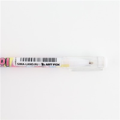 Ручка шариковая синяя паста 0.5 мм с колпачком «Кавай» пластик
