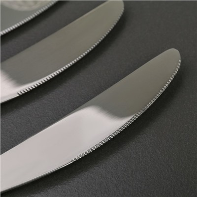 Набор ножей столовых Доляна «Майя», 23 см, 3 шт