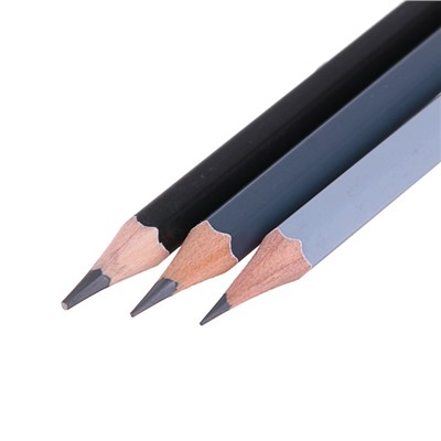 Набор карандашей чернографитных разной твёрдости ЗХК "Сонет", 12 штук, 8B-2H, 12941432