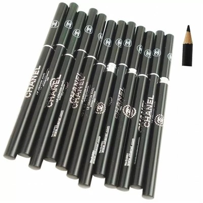 Карандаши Для Глаз и Бровей Chanel le crayon khol в футляре (черные), упаковка 12 шт