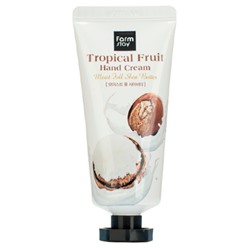 Крем для рук Тропические фрукты с маслом ши Tropical fruit hand cream Moist Full & Shea butter FarmStay 50 мл.