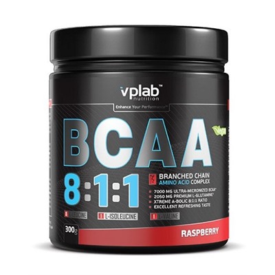 Комплекс аминокислот BCAA 8:1:1 raspberry Vplab 300 гр.