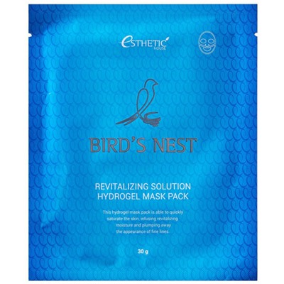 Маска для лица гидрогелевая с экстрактом гнезда ласточки Bird's nest revitalizing hydrogel mask Esthetic House