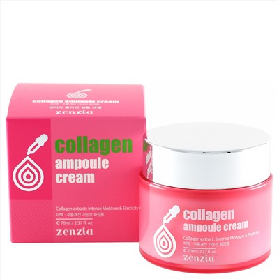 JIGOTT Zenzia Крем для лица КОЛЛАГЕН COLLAGEN Ampoule Cream 70 мл