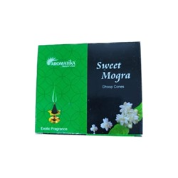 Благовония Aromatika конусы Sweet Mogra 12 шт.