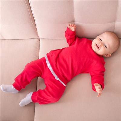 Комплект (свитшот, брюки) детский  MINAKU цвет малиновый, рост 68-74 см
