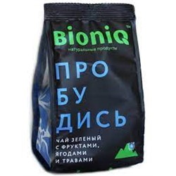 Чай зелёный "Пробудись" с фруктами, ягодами и травами BioniQ 50 г.