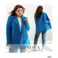 Пиджак №70156-1-голубой