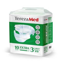 Подгузники для взрослых TerezaMed Extra Large №3, L, 10 шт.