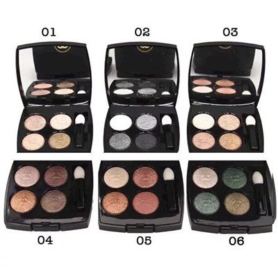 Тени Chanel Les 4 Ombres 2g (6 шт)