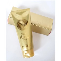 Пенка для умывания с муцином улитки и золотом 24k gold snail cleansing foam Elizavecca 180 мл.