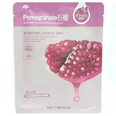 Маски для лица Тканевая HCHANA Pomegranate