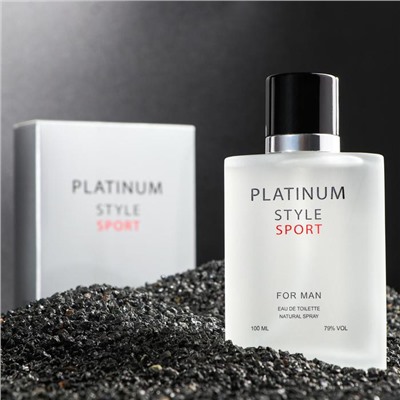 Туалетная вода мужская Platinum style, 100 мл