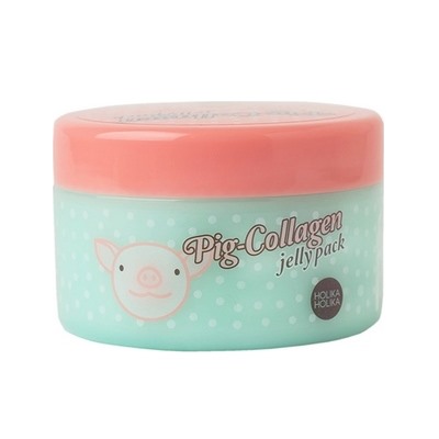 Маска для лица ночная коллагеновая Pig-Collagen jelly pack Holika Holika 80 мл.